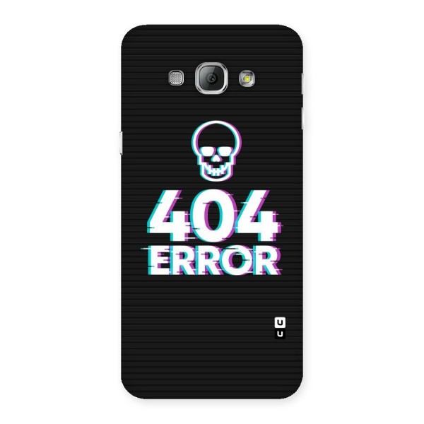 Error 404 Skull Back Case for Galaxy A8