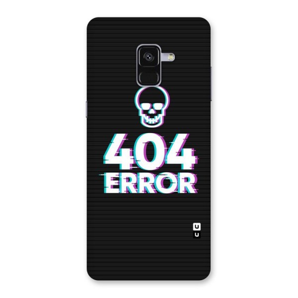 Error 404 Skull Back Case for Galaxy A8 Plus