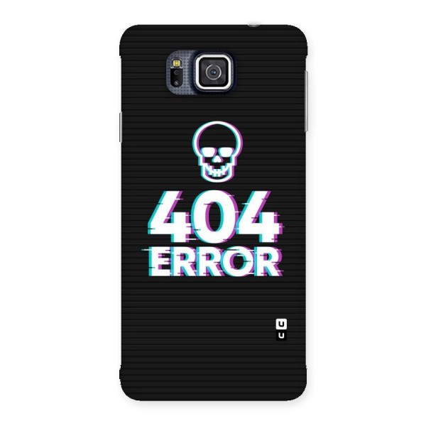 Error 404 Skull Back Case for Galaxy Alpha