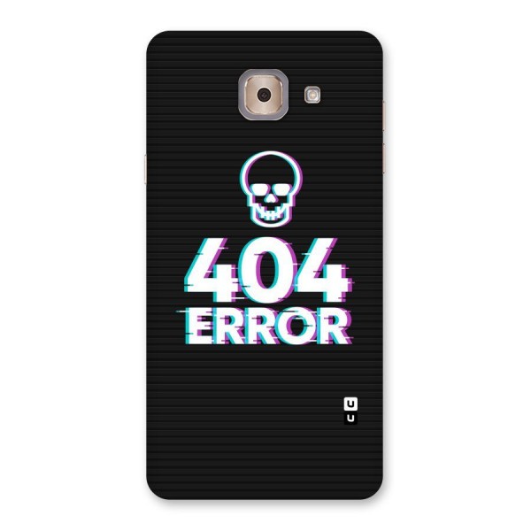 Error 404 Skull Back Case for Galaxy J7 Max