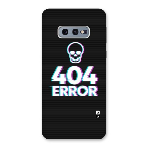 Error 404 Skull Back Case for Galaxy S10e