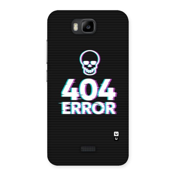 Error 404 Skull Back Case for Honor Bee