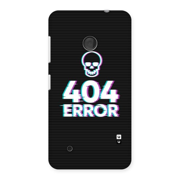 Error 404 Skull Back Case for Lumia 530