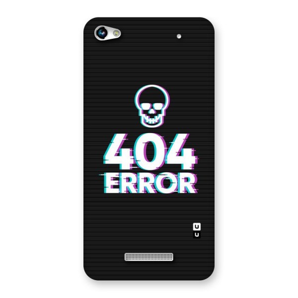 Error 404 Skull Back Case for Micromax Hue 2