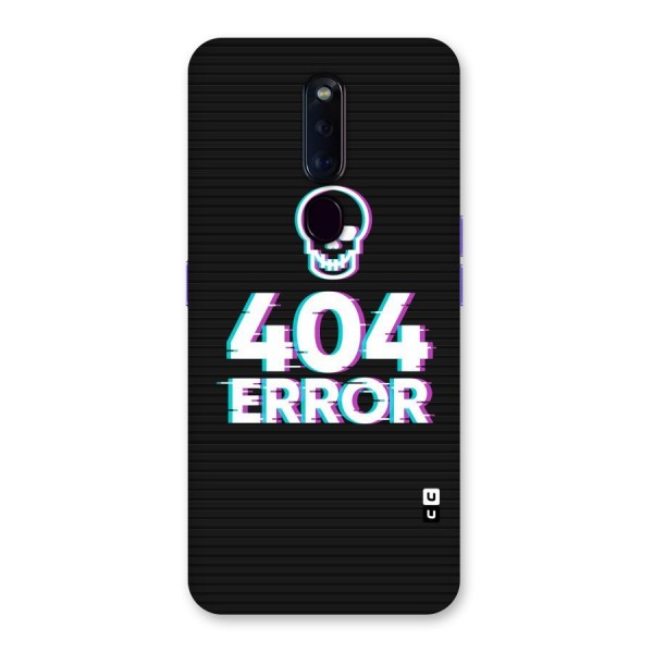 Error 404 Skull Back Case for Oppo F11 Pro