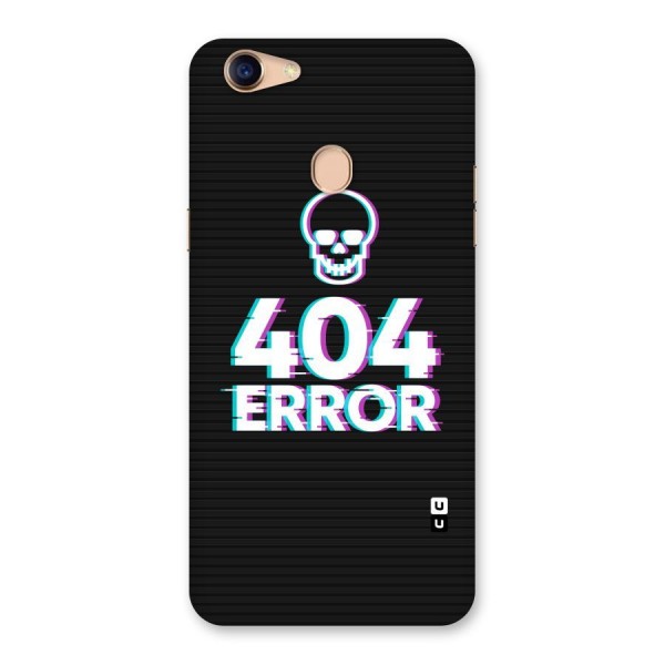 Error 404 Skull Back Case for Oppo F5