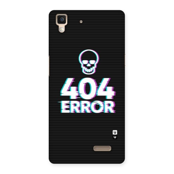 Error 404 Skull Back Case for Oppo R7