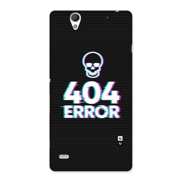 Error 404 Skull Back Case for Sony Xperia C4