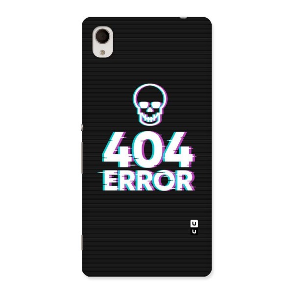 Error 404 Skull Back Case for Sony Xperia M4