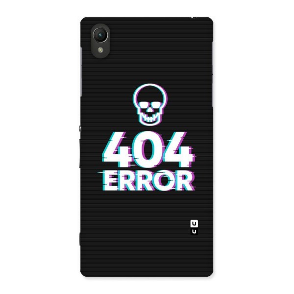 Error 404 Skull Back Case for Sony Xperia Z1