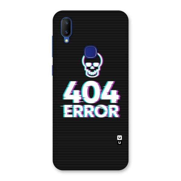 Error 404 Skull Back Case for Vivo V11