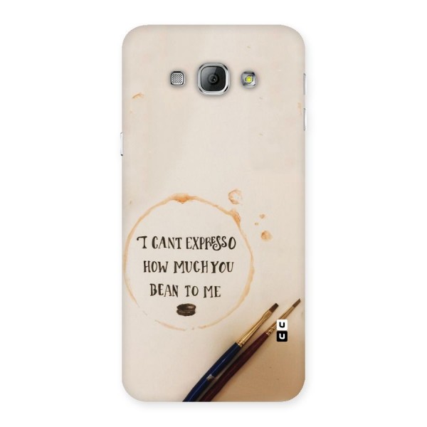 Espresso Bean Back Case for Galaxy A8