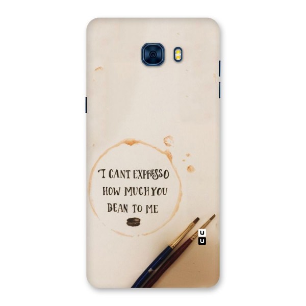 Espresso Bean Back Case for Galaxy C7 Pro