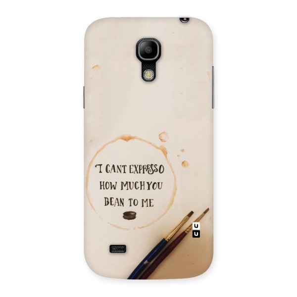 Espresso Bean Back Case for Galaxy S4 Mini