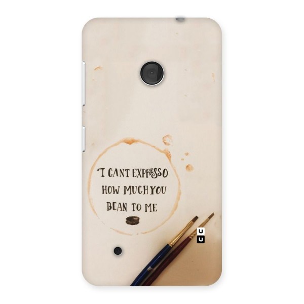 Espresso Bean Back Case for Lumia 530