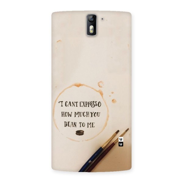 Espresso Bean Back Case for One Plus One