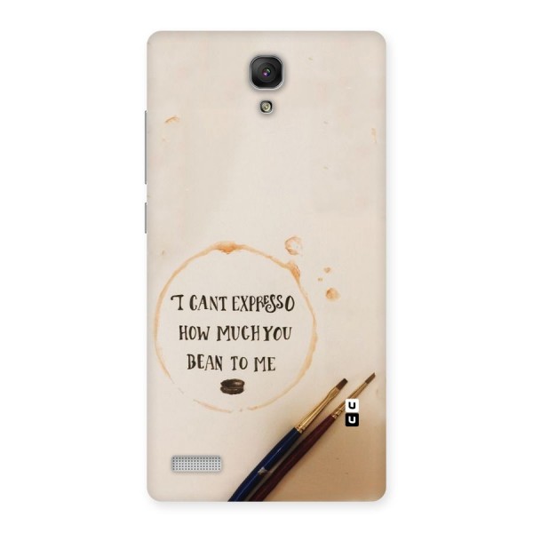 Espresso Bean Back Case for Redmi Note