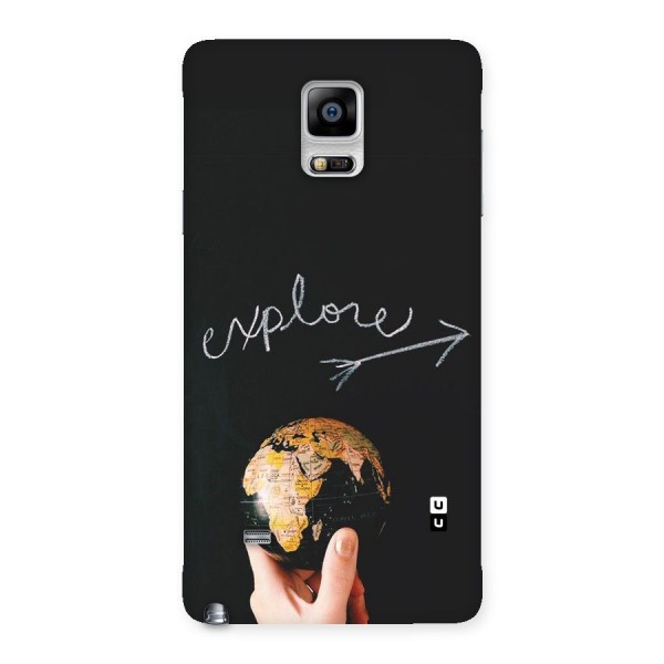 Explore World Back Case for Galaxy Note 4