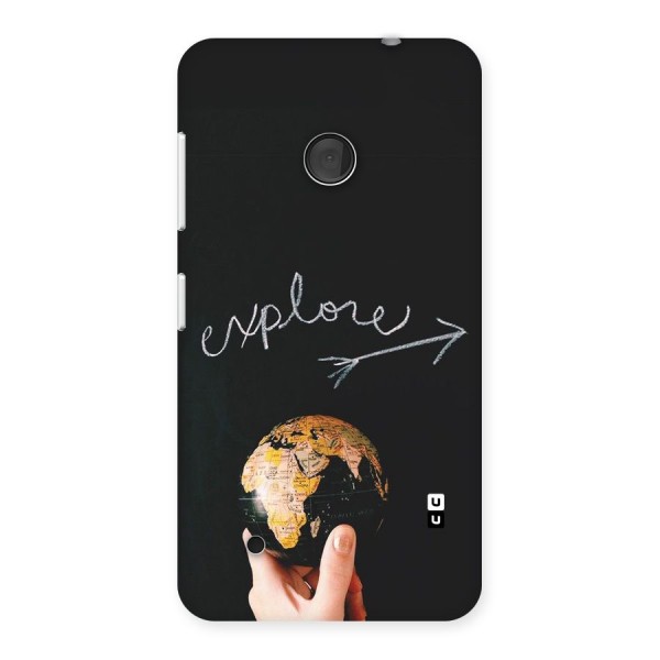 Explore World Back Case for Lumia 530