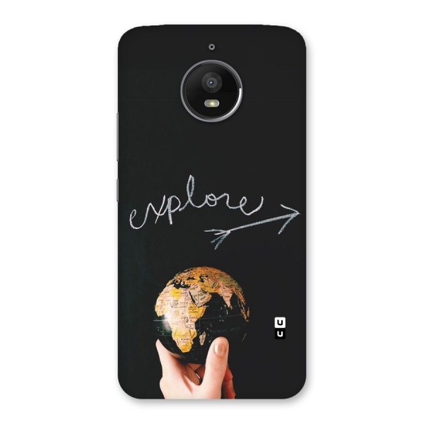 Explore World Back Case for Moto E4 Plus