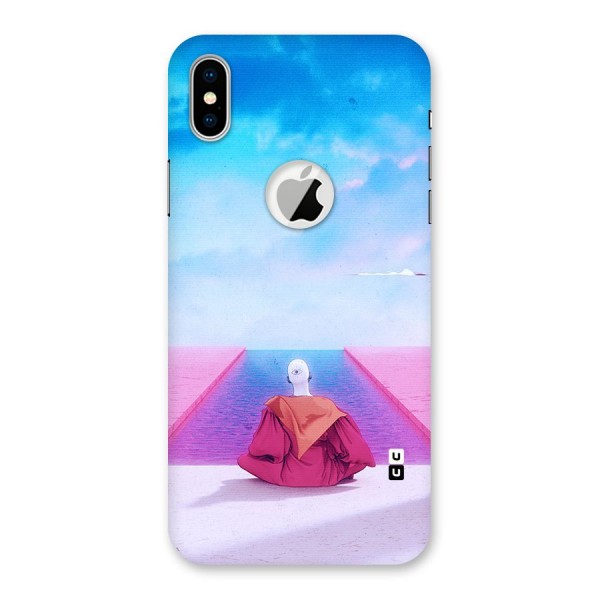 Eye Art Back Case for iPhone XS Logo Cut