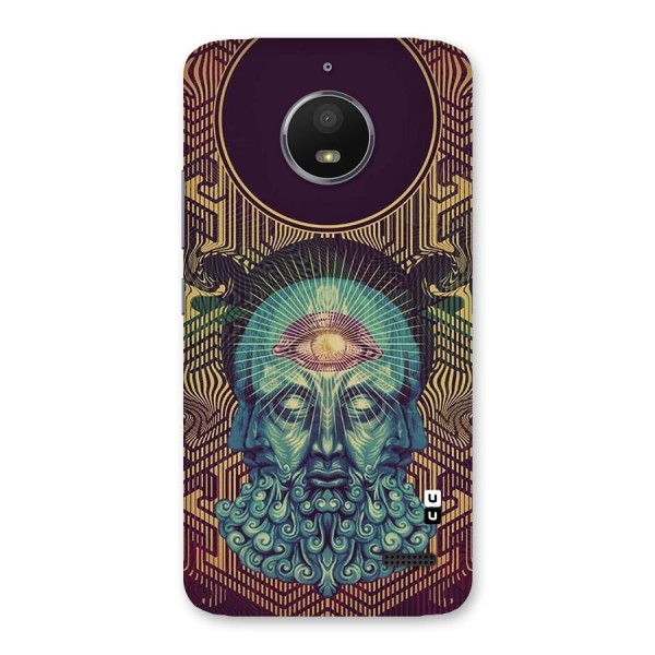 Eye Design Back Case for Moto E4