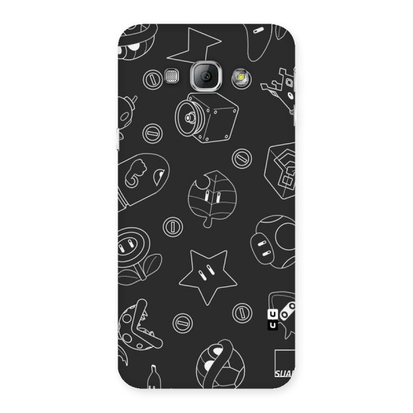 Face Mishchief Back Case for Galaxy A8