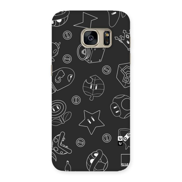 Face Mishchief Back Case for Galaxy S7