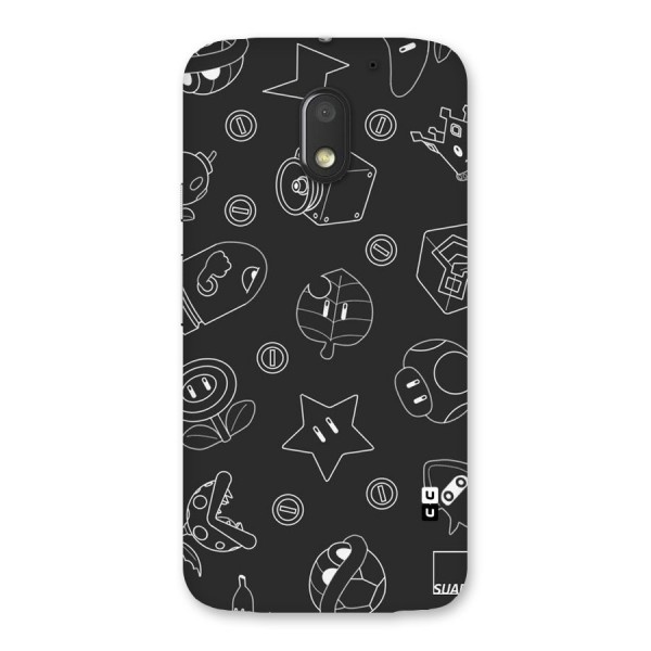 Face Mishchief Back Case for Moto E3 Power