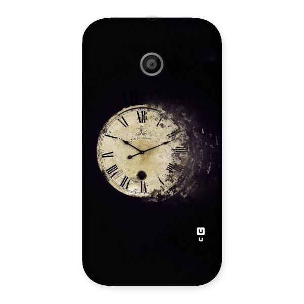 Fading Clock Back Case for Moto E