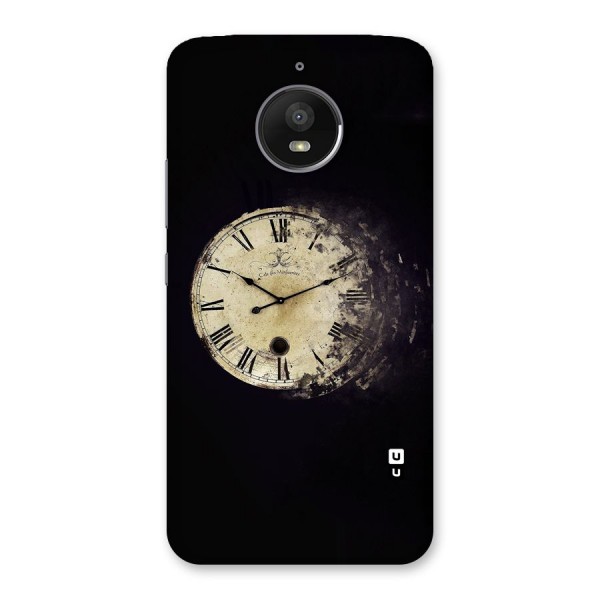 Fading Clock Back Case for Moto E4 Plus