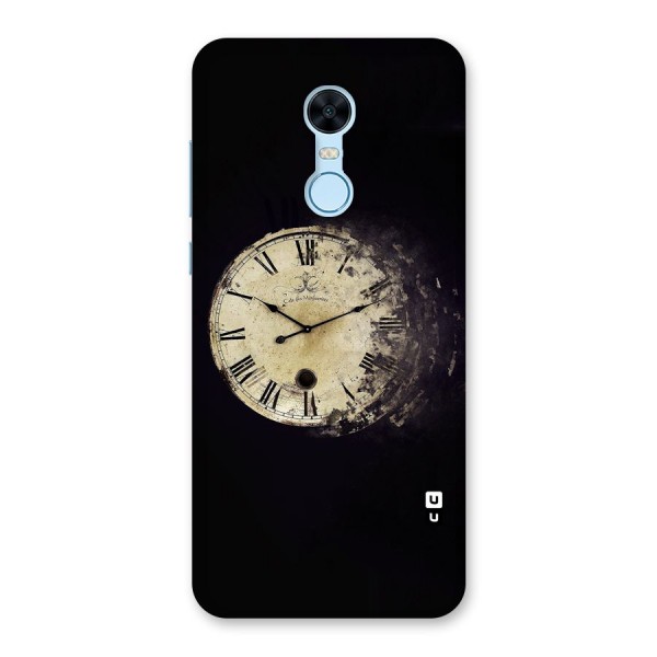 Fading Clock Back Case for Redmi Note 5