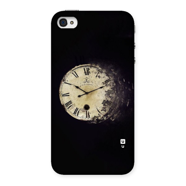 Fading Clock Back Case for iPhone 4 4s