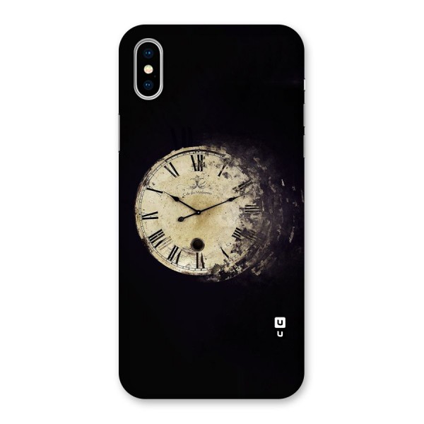 Fading Clock Back Case for iPhone X