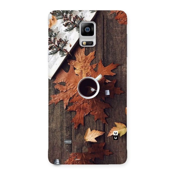 Fall Leaf Coffee Back Case for Galaxy Note 4