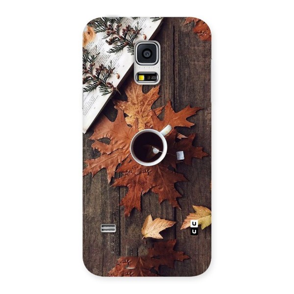 Fall Leaf Coffee Back Case for Galaxy S5 Mini