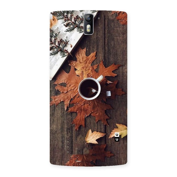 Fall Leaf Coffee Back Case for One Plus One