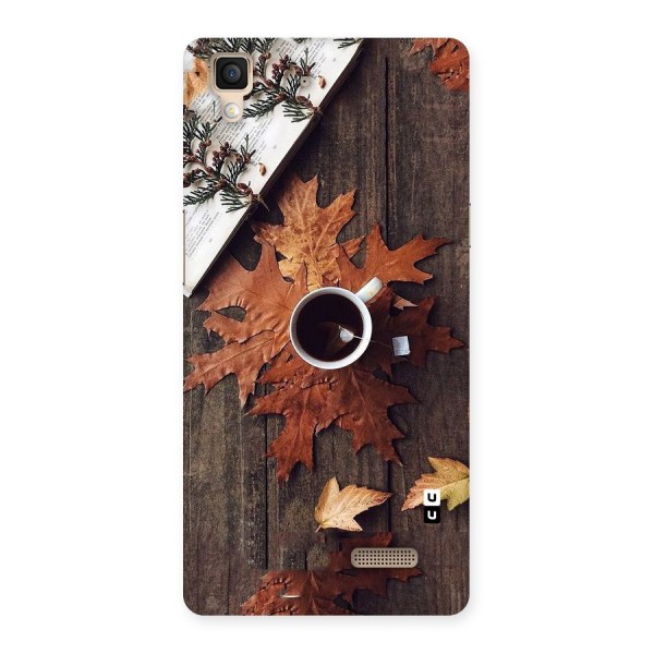 Fall Leaf Coffee Back Case for Oppo R7