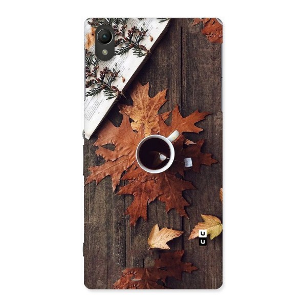 Fall Leaf Coffee Back Case for Sony Xperia Z1