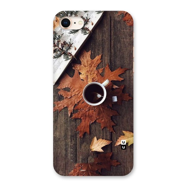 Fall Leaf Coffee Back Case for iPhone 8