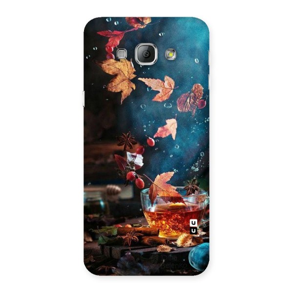 Falling Leaves Tea Back Case for Galaxy A8