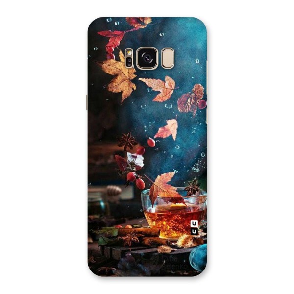 Falling Leaves Tea Back Case for Galaxy S8 Plus