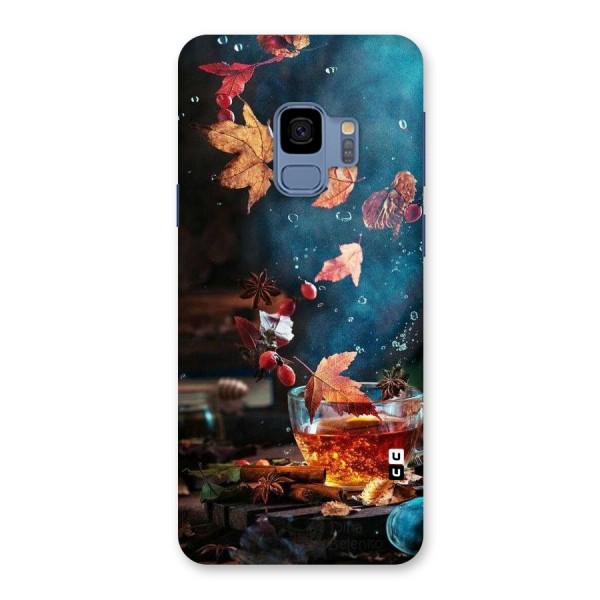 Falling Leaves Tea Back Case for Galaxy S9