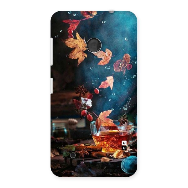 Falling Leaves Tea Back Case for Lumia 530