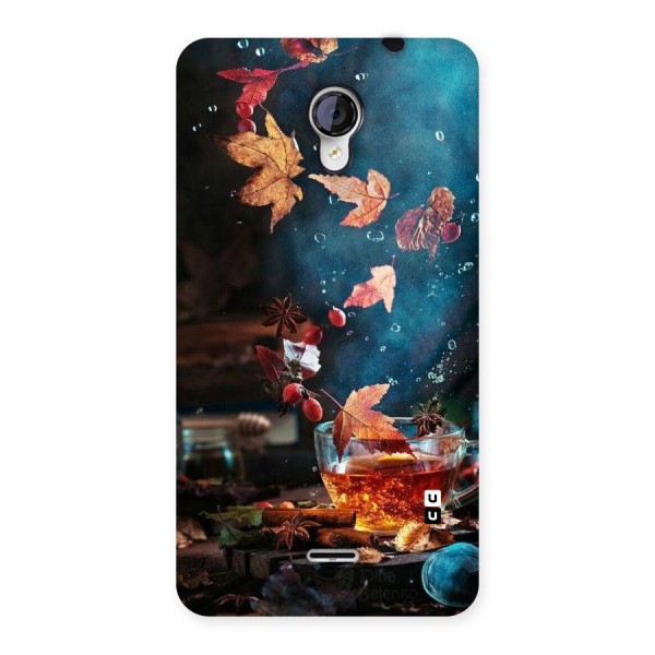 Falling Leaves Tea Back Case for Micromax Unite 2 A106