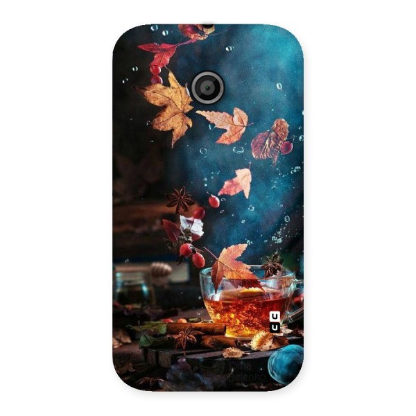 Falling Leaves Tea Back Case for Moto E