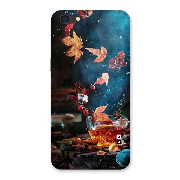 Falling Leaves Tea Back Case for Oppo A71