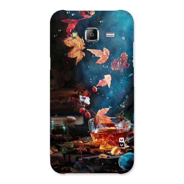 Falling Leaves Tea Back Case for Samsung Galaxy J5