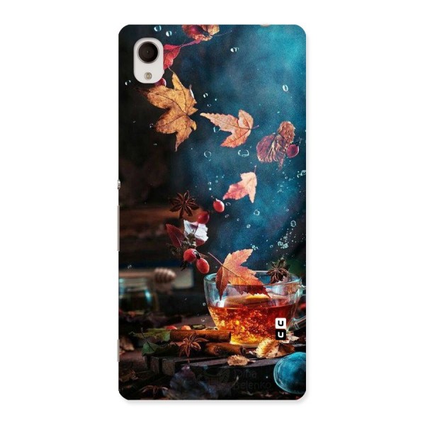 Falling Leaves Tea Back Case for Sony Xperia M4