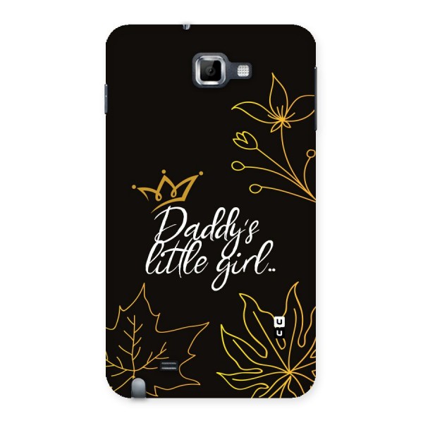 Favorite Little Girl Back Case for Galaxy Note